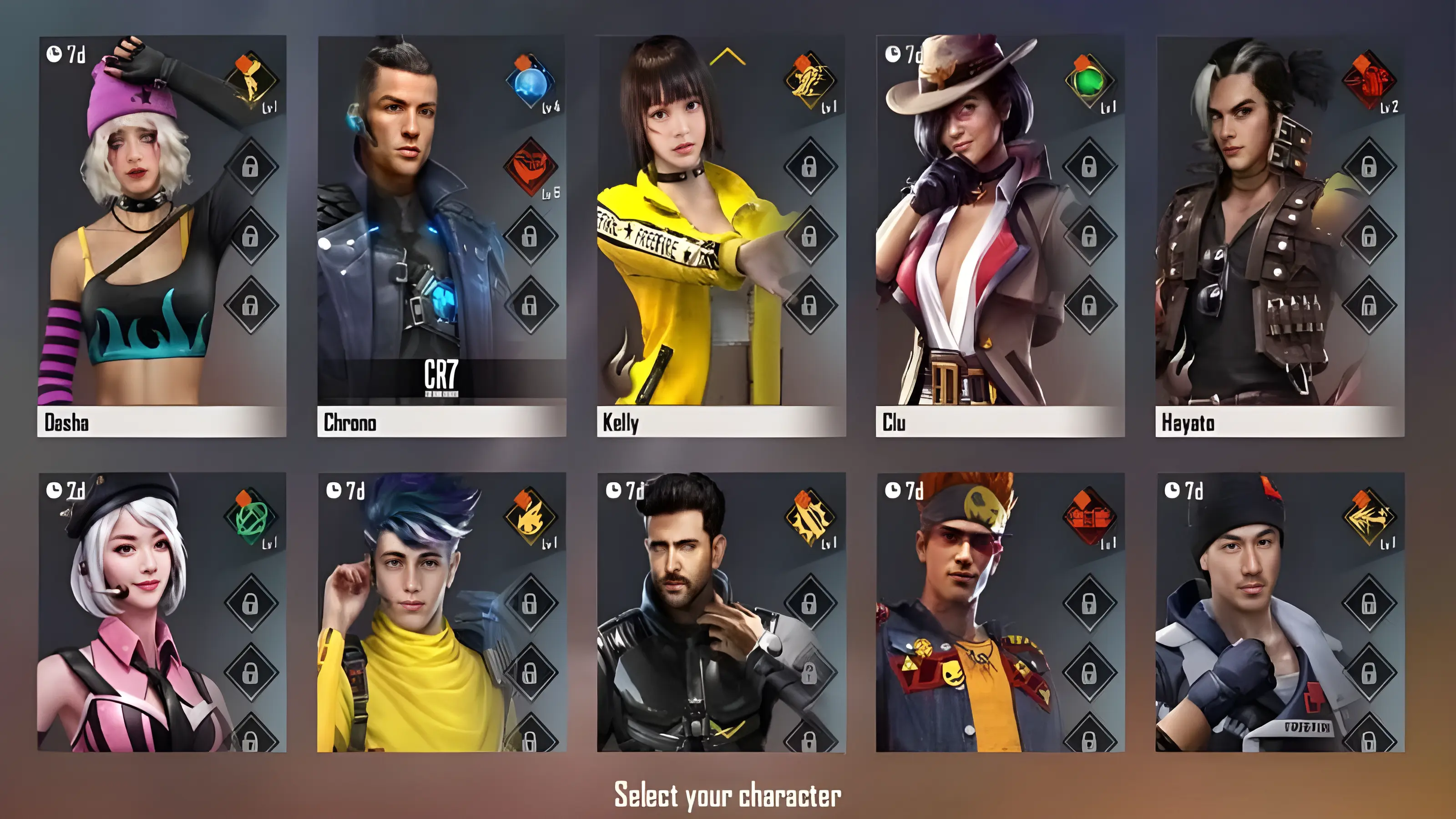 FreeFire Characters